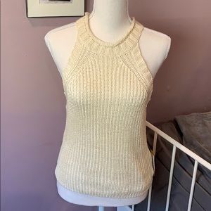Halter knitted top